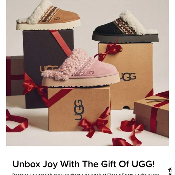 UGG Women's Disquette Brown and Cream Sheepskin Mules - Picture 10 of 10